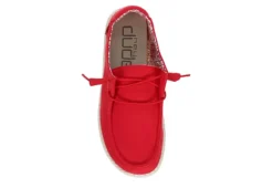 Heydude Womens Wendy Slip On Sneaker - Red -Heydude Shop US 01 106161 05