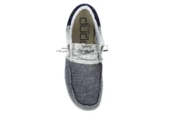 Heydude Mens Wally Slip On Sneaker - Navy -Heydude Shop US 01 501807 05