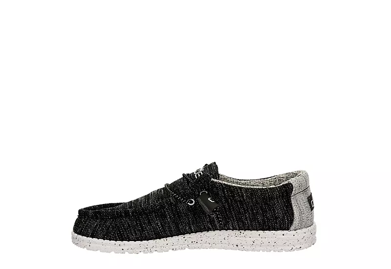 Heydude Mens Wally Slip On Sneaker - Black 4 Heydude Mens Wally Slip On Sneaker - Black - Image 4