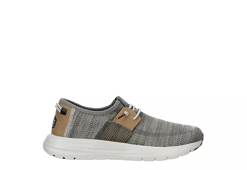 Heydude Mens Sirocco Slip On Sneaker - Grey 2 Heydude Mens Sirocco Slip On Sneaker - Grey - Image 2