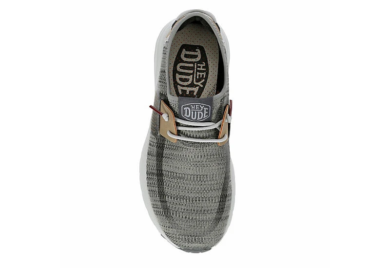 Heydude Mens Sirocco Slip On Sneaker - Grey 6 Heydude Mens Sirocco Slip On Sneaker - Grey - Image 6