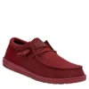 Heydude Mens Wally Slip On Sneaker - Red