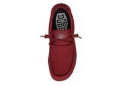Heydude Mens Wally Slip On Sneaker - Red -Heydude Shop US 01 502323 04